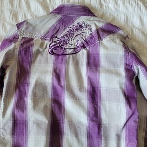 Girls Purple Rodeo Shirts